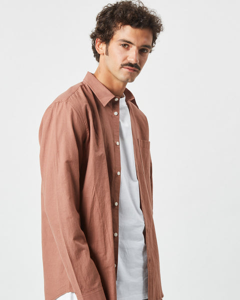 Minimum Men's Jack Shirt in Clove