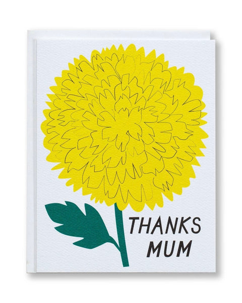 Banquet Workshop Thanks Mum Card