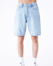 Load image into Gallery viewer, Dr. Denim Men's Dash Shorts in Stream Light Worn