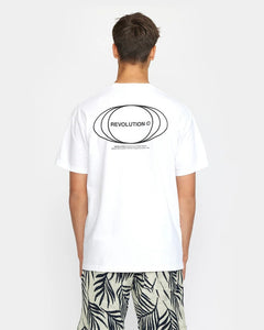 Revolution Men's Loose T-Shirt in White
