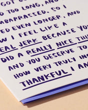 Load image into Gallery viewer, And Here We Are Belated Rambling Thank You Card