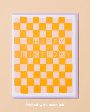Load image into Gallery viewer, And Here We Are Checkerboard Birthday Greeting Card