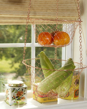 Load image into Gallery viewer, Fox Run Hanging Wire Basket