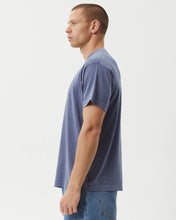 Load image into Gallery viewer, Afends Men's Foundation Boxy Tee in Washed Marlin