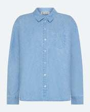 Load image into Gallery viewer, Minimum Women's Fern Shirt in Light Denim