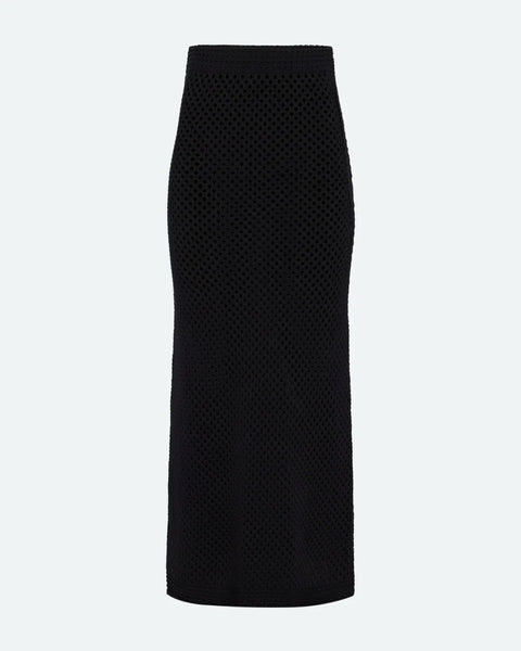 Minimum Women's Leila Crochet Skirt in Black