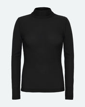 Load image into Gallery viewer, Minimum Women's Ina Long Sleeve T Shirt in Black
