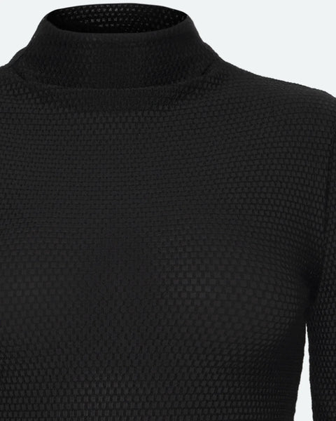 Minimum Women's Ina Long Sleeve T Shirt in Black
