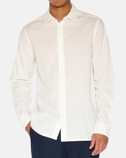 Minimum Men's Douglas Shirt in Coco Milk