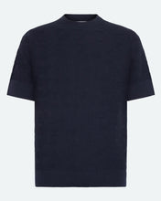 Load image into Gallery viewer, Minimum Men's Aron Short Sleeve Sweater in Sky Captain