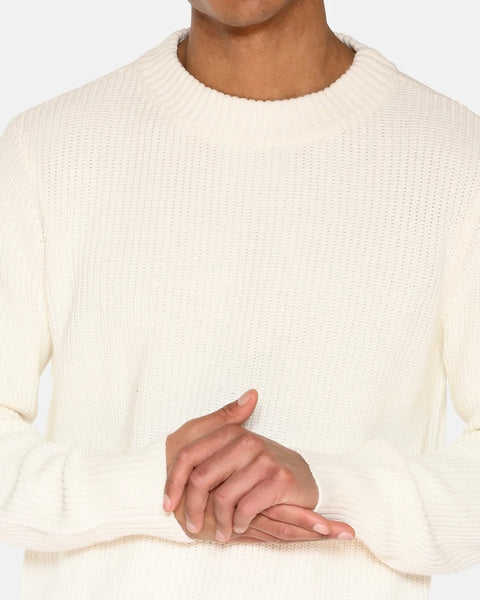 Minimum Men's Rob Sweater in Coco Milk