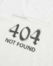 Load image into Gallery viewer, Tee Library Men's 404 Not Found Tee in White