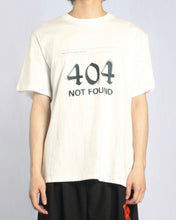 Load image into Gallery viewer, Tee Library Men's 404 Not Found Tee in White