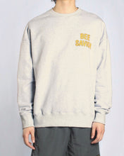 Load image into Gallery viewer, Tee Library Men's Bee Saviour Sweatshirt in Grey Melange