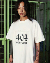 Load image into Gallery viewer, Tee Library Men's 404 Not Found Tee in White
