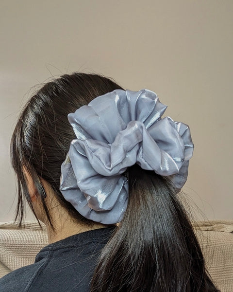 Janzy Oversized Organza Hair Scrunchie