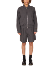Load image into Gallery viewer, Obey Women's Thursday Plaid Shorts in Charcoal