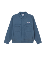 Load image into Gallery viewer, Obey Men's Tilton Work Jacket in Dull Blue