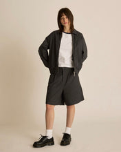 Load image into Gallery viewer, Obey Women's Thursday Plaid Shorts in Charcoal