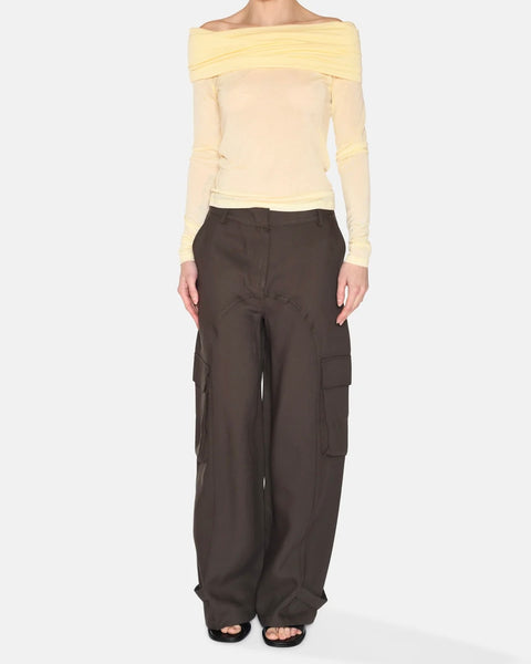Minimum Women's Emery Cargo Pant in Black Ink