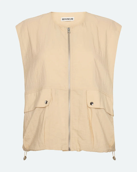 Minimum Women's Leah Vest in Brown Rice