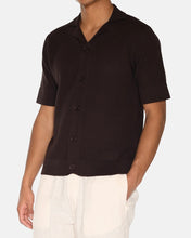 Load image into Gallery viewer, Minimum Men's Mason Crochet Cardigan Shirt