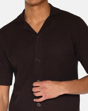 Load image into Gallery viewer, Minimum Men's Mason Crochet Cardigan Shirt