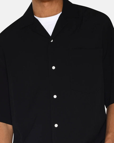 Minimum Men's Hayden Camp Shirt in Black