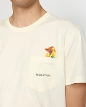 Load image into Gallery viewer, Revolution Men's App Printed T Shirt in Off White