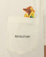 Load image into Gallery viewer, Revolution Men's App Printed T Shirt in Off White