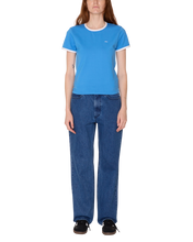 Load image into Gallery viewer, Obey Women's Tyler Ringer T Shirt in Blue