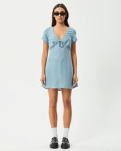 Load image into Gallery viewer, Afends Women's Delia Mini Dress in Blue