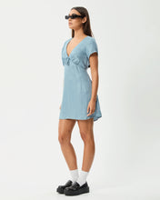 Load image into Gallery viewer, Afends Women's Delia Mini Dress in Blue
