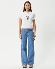 Load image into Gallery viewer, Afends Women's Valentine Baby Tee in White