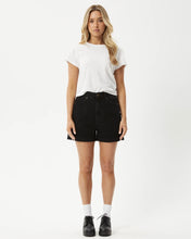 Load image into Gallery viewer, Afends Women's Seventy Threes Denim Short in Black