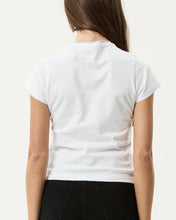 Load image into Gallery viewer, Afends Women's Walking Baby Tee in White