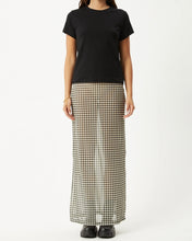 Load image into Gallery viewer, Afends Women's Gambet Maxi Skirt in Black/Sand