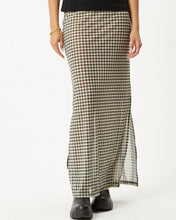 Load image into Gallery viewer, Afends Women's Gambet Maxi Skirt in Black/Sand