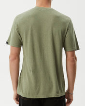 Load image into Gallery viewer, Afends Men's Classic Hemp Retro Tee in Oil Green