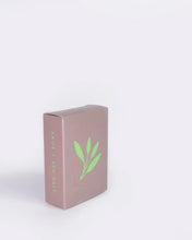 Load image into Gallery viewer, the ALTR Sage & Sea Salt Bar Soap in box sitting on an angle against a neutral background