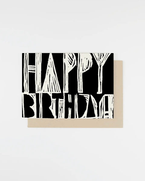 People I've Loved Birthday Woodblock Card