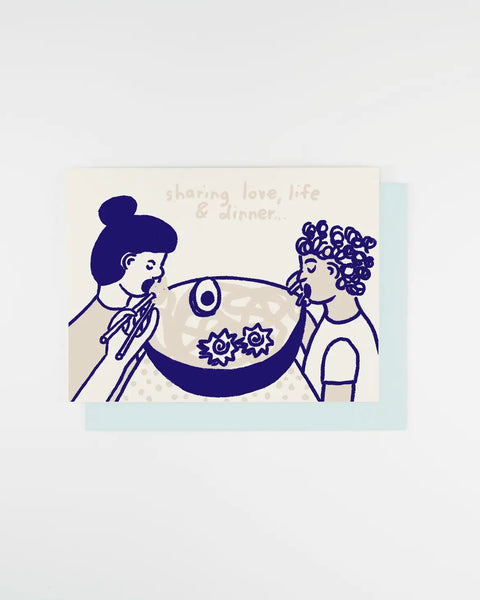 People I've Loved Sharing Dinner Card