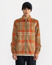 Load image into Gallery viewer, Revolution Men&#39;s Zipped Overshirt in Orange
