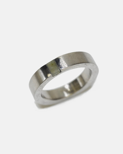 Curated Basics Jade Inlay Ring