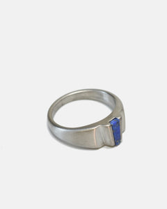 Curated Basics Lapis Lazuli Inlay Ring