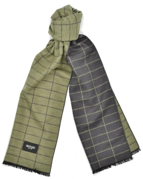 Curated Basics Window Pane Scarf