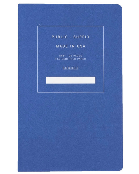 Public Supply Soft Cover Notebook