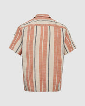 Load image into Gallery viewer, Minimum Men&#39;s Striped Jole Shirt in Apricot Orange
