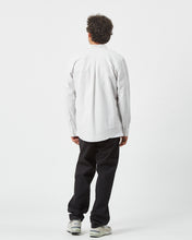 Load image into Gallery viewer, back view of the Minimum Men's Charming Shirt in Light Grey