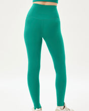 Load image into Gallery viewer, back view of the Girlfriend Collective High-Rise Legging in Saguaro on a model